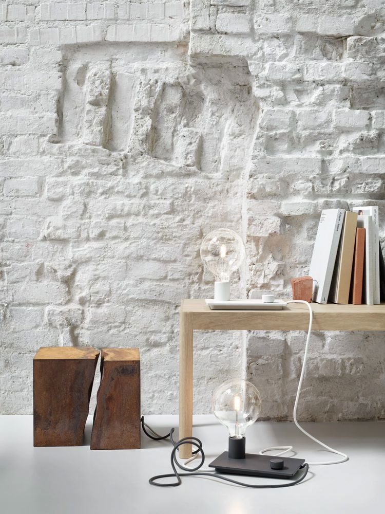 control lamp white black workshop coffee table oak muuto org
