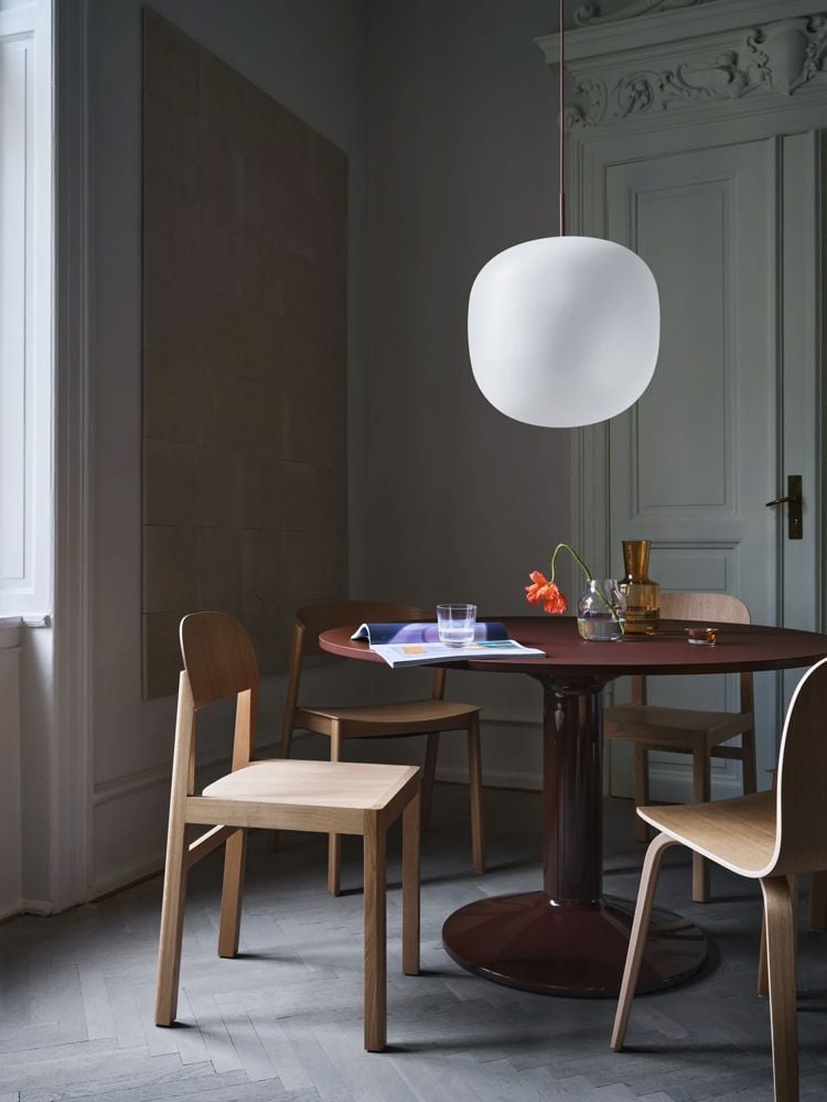 midst table 120 dark red rime 45 deep red workshop visu cover side oak silent vase 11 clear raise carafe glass muuto org