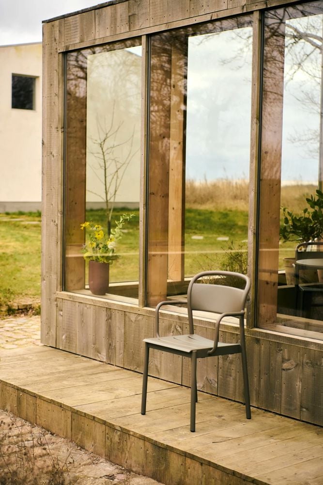 editorial linear steel armchair taupelow res
