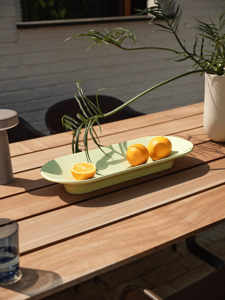 mere-bowl-light-green-70-70-outdoor-table-sapele-mahogany-fiber-outdoor-armchair-brown-green-ease-taupe-kink-muuto-org
