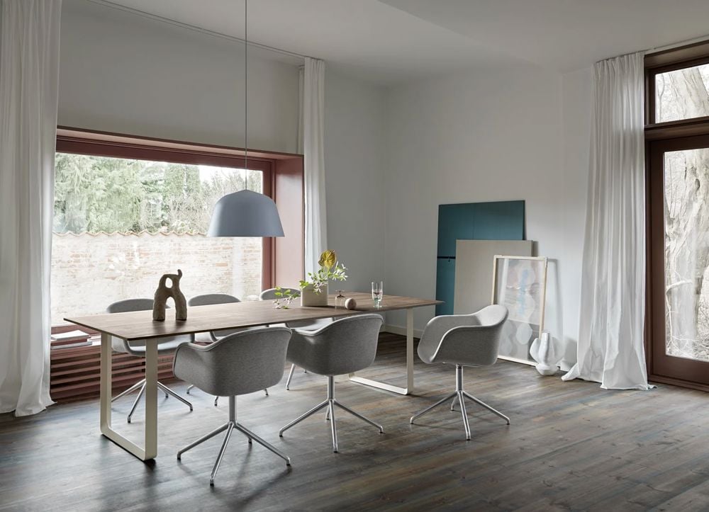 70 70 smoked oak sand ambit o55 light blue fiber armchair swivel chrome clay 12 ridge vase muuto org