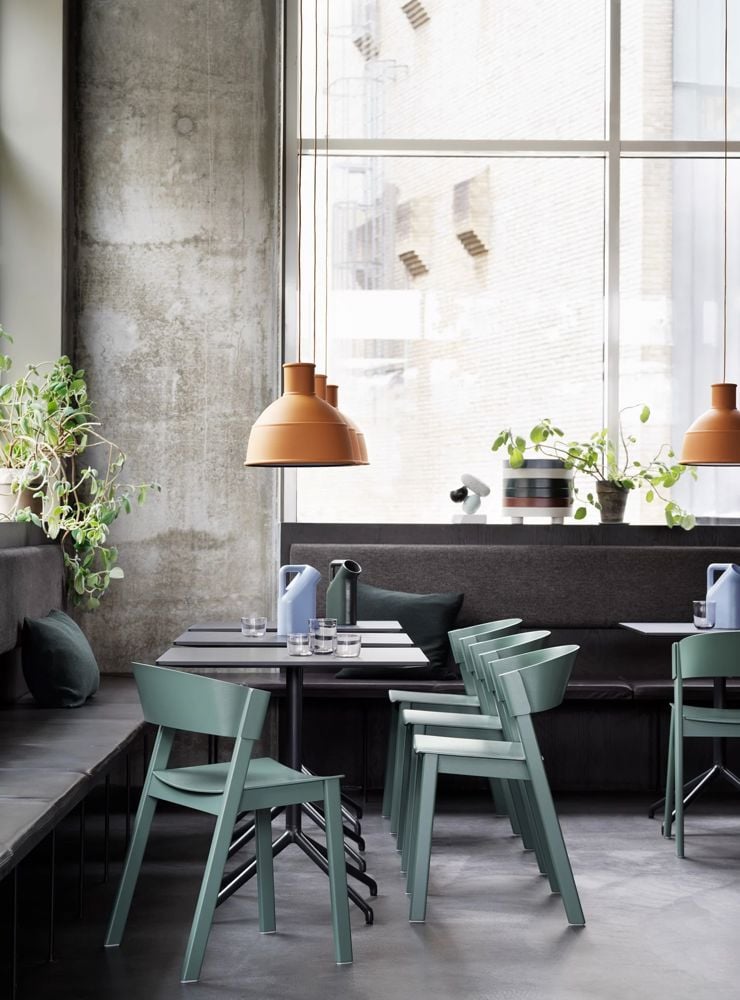 cover side chair green still cafe table unfold pendant lamp tub jug muuto org
