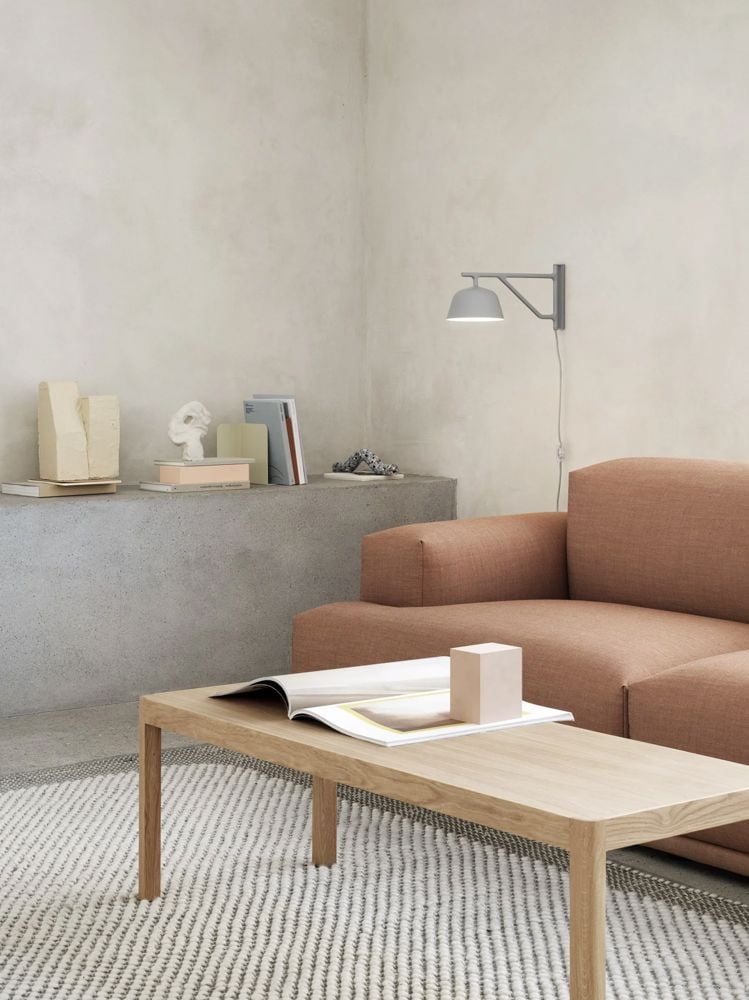 workshop coffee table oak connect remix 252 ambit wall grey pebble light grey muuto org